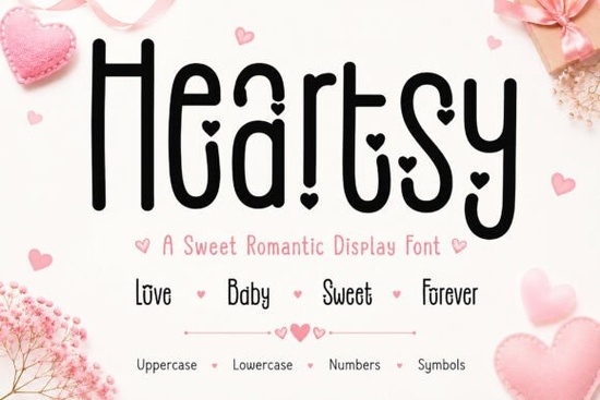Heartsy Font